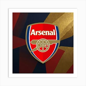 Arsenal F.C Logo Wall Art 9 Art Print