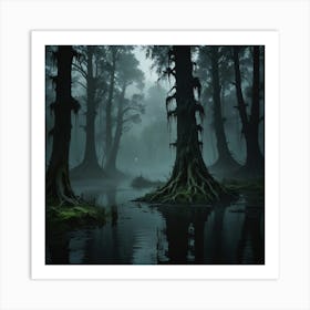 Dark Forest 29 Art Print