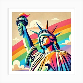 Statue Of Liberty 2 Art Print