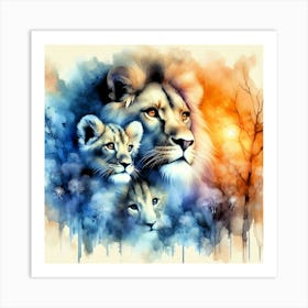 Wild Animal Illustration 77 Art Print