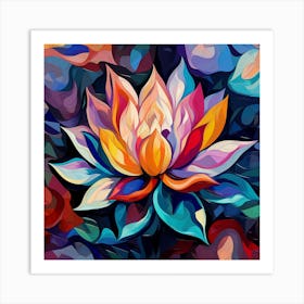 Lotus Flower 41 Art Print