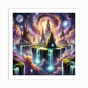 Galaxy In Space Art Print