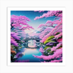 Sakura Blossoms 1 Art Print