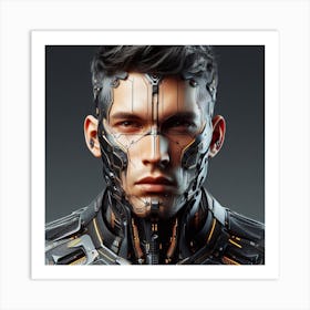 Cyborg Man 1 Art Print