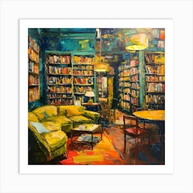 Bookshop Art Print