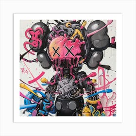 Kaos KAWS Art Print