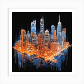 Cityscape 1 Art Print