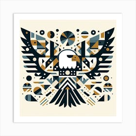 Scandinavian style, Eagle 2 Art Print