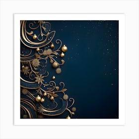 Elegant Christmas Design Series054 Art Print