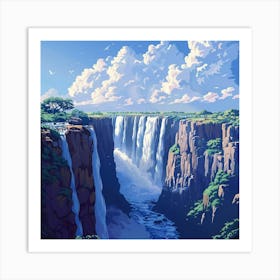 Victoria Falls Art Print