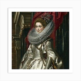 Lady In Silver Art Print