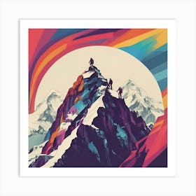 Mountain In The Sky Art Print