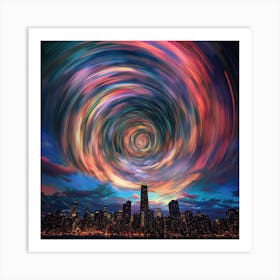 Chicago Cityscape Art Print