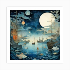 'Seascape' Art Print