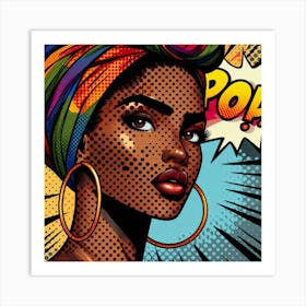 Nkechi Pop African Woman Art Print