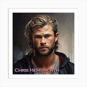 Chris Hemsworth Art Print