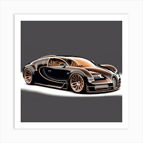 Bugatti Veyron Art Print