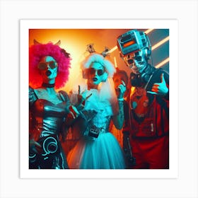 Halloween Costume Party Art Print