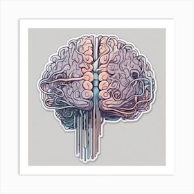 Brain 10 Art Print