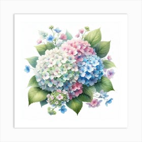 Hydrangeas Art Print