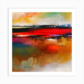 Abstract Landscape Painting Art Print