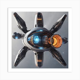 Spaceship 43 Art Print