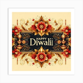 Happy Diwali Images Templates Design S (7) Art Print