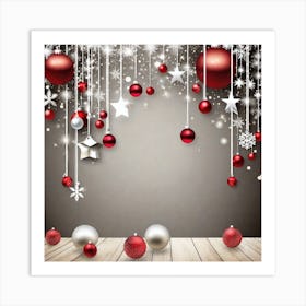 Christmas Background 23 Art Print