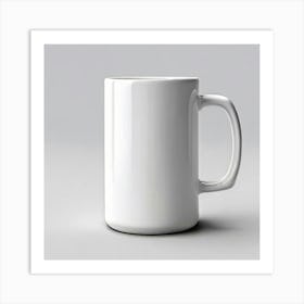 White Coffee Mug 7 Art Print