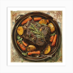 Savory Pot Roast 1 Art Print