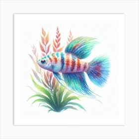 Aquarium fish 6 Art Print