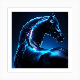 Creative Horse Beauty Illustration Nr 35 Art Print