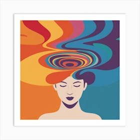 Woman'S Head Art Print