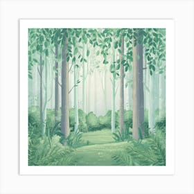 Forest Background Art Print