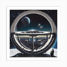 Space Station 40 Art Print