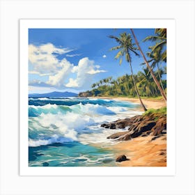 Hawaiian Beach Art Print