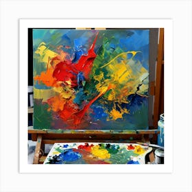 Abstract Painting 2 Art Print