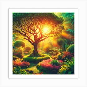 Tree In The Forest Art Print