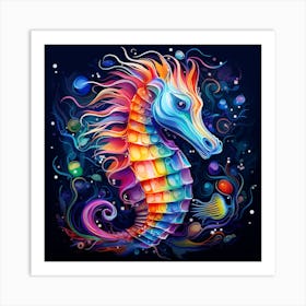 Seahorse Art Print