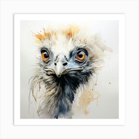 Cute Emu 1 Art Print