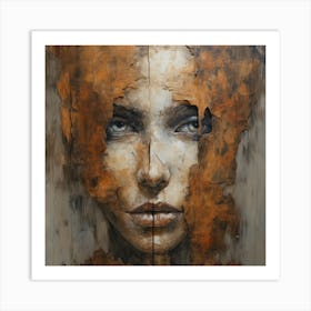 Face Of A Woman Art Print