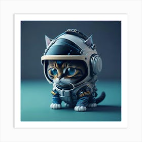 Cat Astronaut (32) Art Print