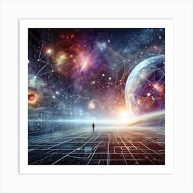 Futuristic Space Art Print