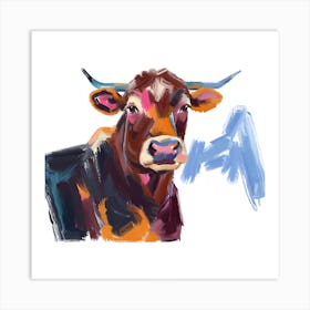 Angus Cow 02 Art Print