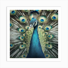 Peacock Art Print