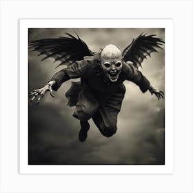 Winged Demon Art Print