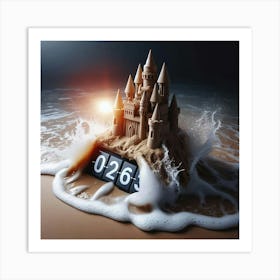 Sand Castle Art Print