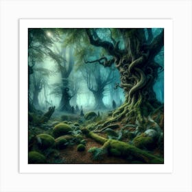 Faerie Forest Art Print