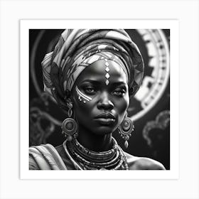 African Woman Art Print