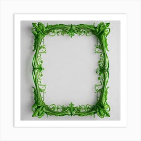 Green Frame 6 Art Print